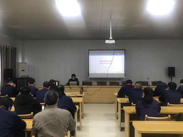 公司召开质量管理新知识培训会