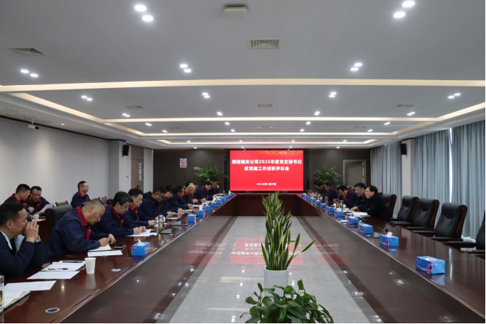 公司召开2025年度党支部书记抓党建工作述职评议会